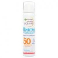 Asda Ambre Solaire Sensitive Hydrating Face Sun Cream Mist SPF50