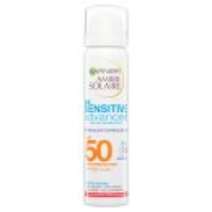 Ambre Solaire Sensitive Hydrating Face Sun Cream Mist SPF50