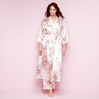 Debenhams  The Collection - Pale pink floral print satin Eva dressing