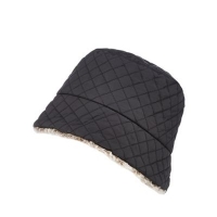Debenhams  The Collection - Black quilted faux fur hat