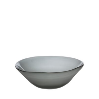 Debenhams  RJR.John Rocha - Blue frosted glass bowl