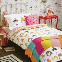 Debenhams  Scion Kids - Kids white patterned Hello Dolly bedding set