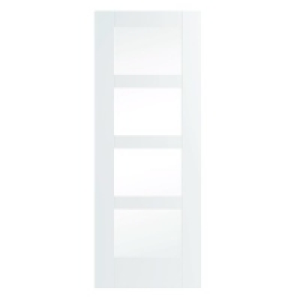 Wickes Barton Internal Softwood Door White Glazed Primed 4 P £129.00