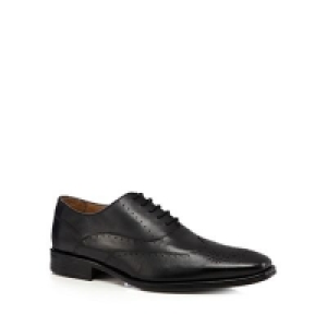 Henley Comfort - Black leather Airsoft brogues £56.00