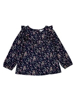 Debenhams  Outfit Kids - Girls navy floral top