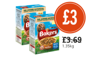 Budgens  Bakers Compact Beef & Vegetables and Chicken & Vegetables
