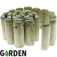 HomeBargains  Garden 1.8m Wooden Border Roll