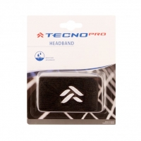InterSport Tecnopro Tennis Style Elastic Black Headband