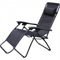 JTF  Riviera Multi-position Relaxer Chairs Black 2 Pack