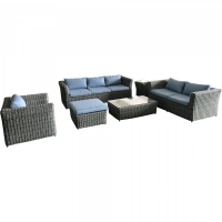 JTF  Aspen Luxury Rattan Garden Sofa Set 7 Seater
