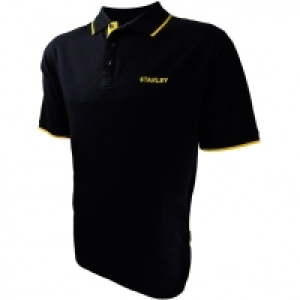 Stanley Polo Shirt Texas Black Mens £11.99