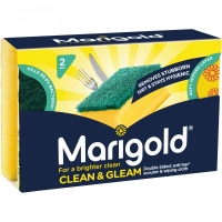 JTF  Marigold Clean Gleam Scourer 2 Pack