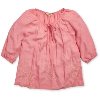 BigW  Avella Womens Embroidered Peasant Top - Watermelon