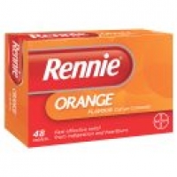 Asda Rennie Orange Flavour Tablets 48 Pack
