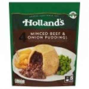 4 Minced Beef & Onion Puddings £2.20