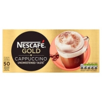 Makro  Nescaf Caf Menu Cappuccino Unsweetened Taste Coffee 50 x 14.