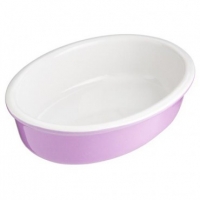 Poundland  Jane Asher Ceramic Oval Dish - Lilac