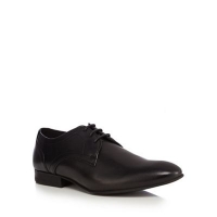 Debenhams  Red Herring - Black leather Ronnie derby shoes