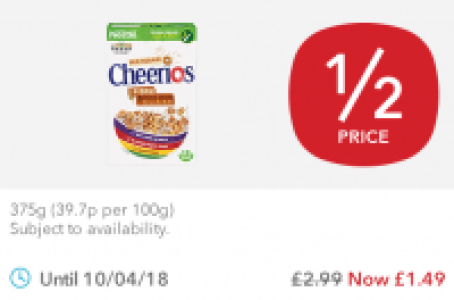 Nestle Cheerios £2.99