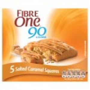 90 Calorie Salted Caramel Square Bars 5 Pack £1.25