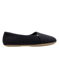 Debenhams  Clarks - Dark grey Cozily snug womens slippers
