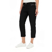 Debenhams  Wallis - Black zip pocket cropped trousers