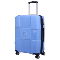 Debenhams  Tripp - Chambray World 4 wheel medium suitcase