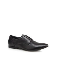 Debenhams  Base London - Black leather Phipps Derby shoes