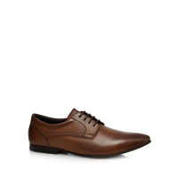 Debenhams  Base London - Tan leather Phipps Derby shoes