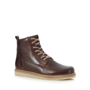RJR.John Rocha - Brown leather lace up boots £34.50