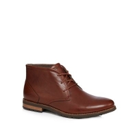 Debenhams  Rockport - Tan leather Ledge Hill 2 chukka boots