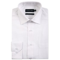 Debenhams  Double Two - White diamond weave formal shirt