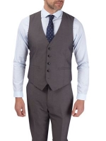 Debenhams  Burton - Grey skinny fit suit waistcoat