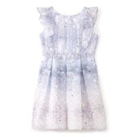 Debenhams  Yumi Girl - Light grey frill glitter prom dress