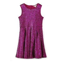 Debenhams  Yumi Girl - Girls pink sleeveless sequin dress