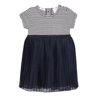 Debenhams  J by Jasper Conran - Baby girls navy striped netted dress