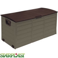HomeBargains  Starplast Garden Storage Box: Brown