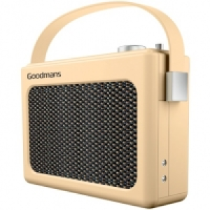 BMStores  Goodmans Retro DAB Radio w/ Bluetooth - Cream