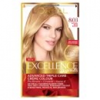 Asda Loreal Excellence Creme 8.03 Natural Beige Blonde Permanent Hair Dy