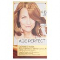 Asda Loreal Excellence Age Perfect 6.35 Light Warm Auburn Permanent Hair