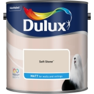 Dulux Matt Emulsion Paint Soft Stone 2.5L £10.00