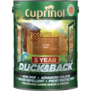 Cuprinol 5 Year Ducksback Autumn Gold 5L £8.00