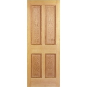 Wickes Denham Internal Oak Veneer Door 4 Panel 1981x610mm &pound;129.00