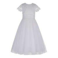 Debenhams  RJR.John Rocha - Girls white mockable bolero dress