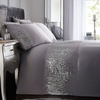 Debenhams  Star by Julien Macdonald - Silver Mia sequin bedding set