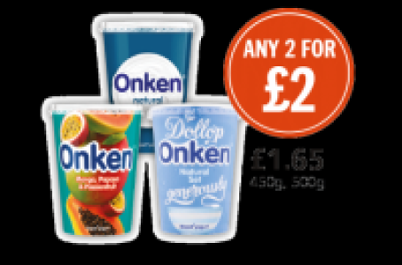 Onken Bio Mango Pappaya & Passionfruit, Natural Set and Natu