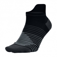 InterSport Nike Mens Dri-FIT Lightweight No-Show Black Running Sock