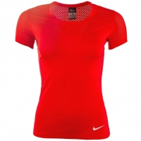 InterSport Nike Womens Pro Hypercool Red Top