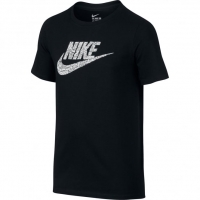 InterSport Nike Boys Play Sketch Black Training T-Shirt
