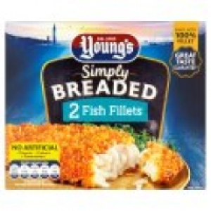 2 Breaded Fish Fillets &pound;1.00